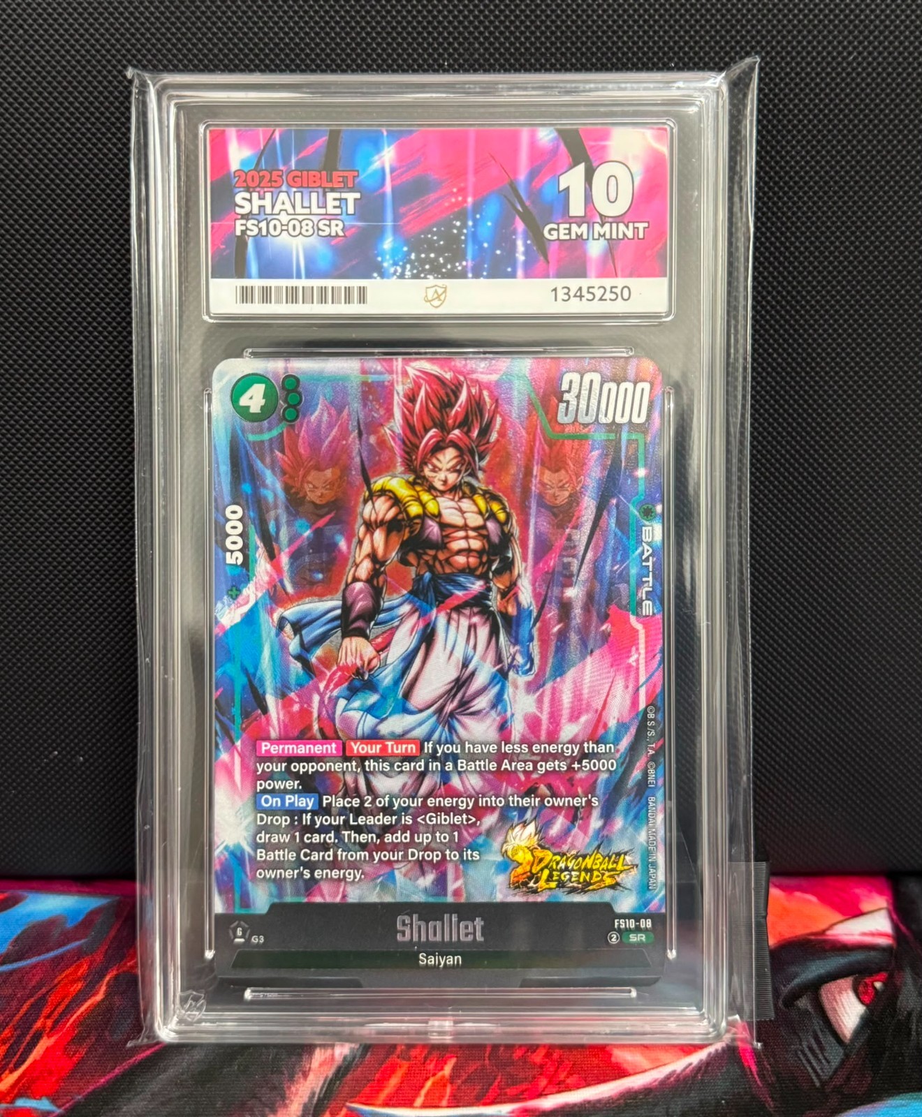 Dragon Ball Super Fusion World FS10-08 Shallet 2025 Giblet Deck ACE 10