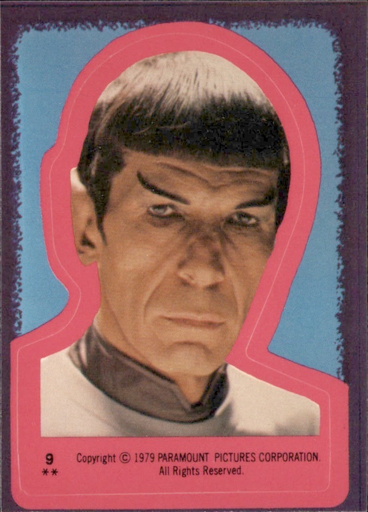 1979 Topps Star Trek: The Motion Picture - Mr. Spock Sticker #9