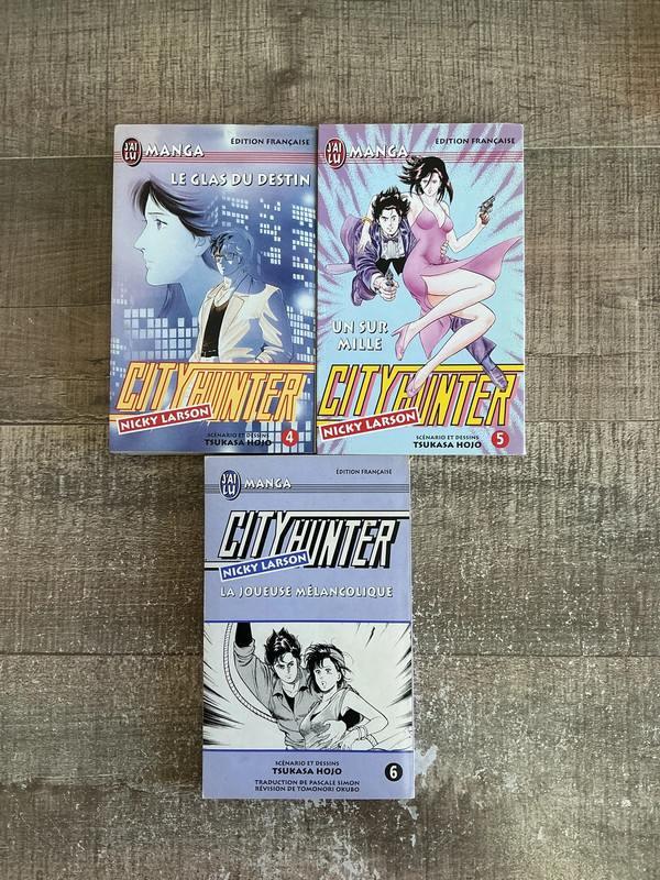 Manga city Hunter /nicky Larson 4 , 5 et 6