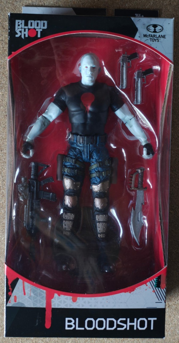 Mcfarlane Valiant Comics serie film Bloodshot (Vin Diesel) personaggio 7 pollici