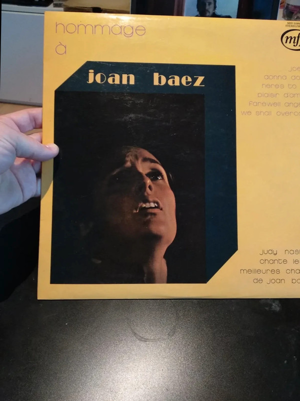 Vintage Judy Nash chante les Meilleures Chansons de joan Baez vinyl record vnl1