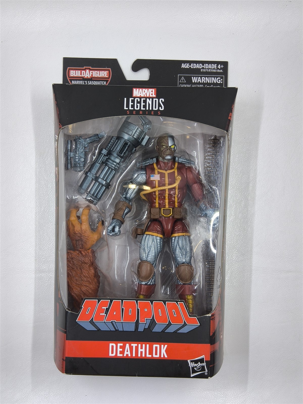 Marvel Legends Infinite Series Modellino Deathlok Sasquatch BAF Deadpool
