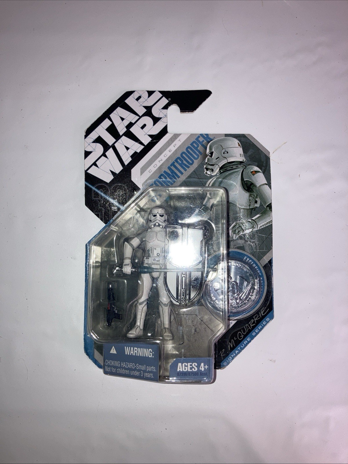 Figurina Star Wars 30th Anniversary Concept Stormtrooper 3,75" nuova 2006 Hasbro