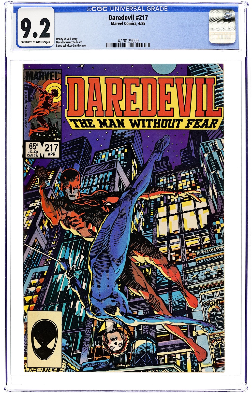 Daredevil #217 CGC 9.2 1985 4770129009