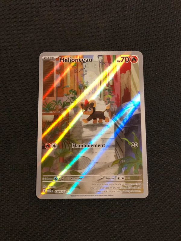 Carte Pokemon-Hélionceau 139/132 AR-Mega Evolution-FR-Proche Neuve