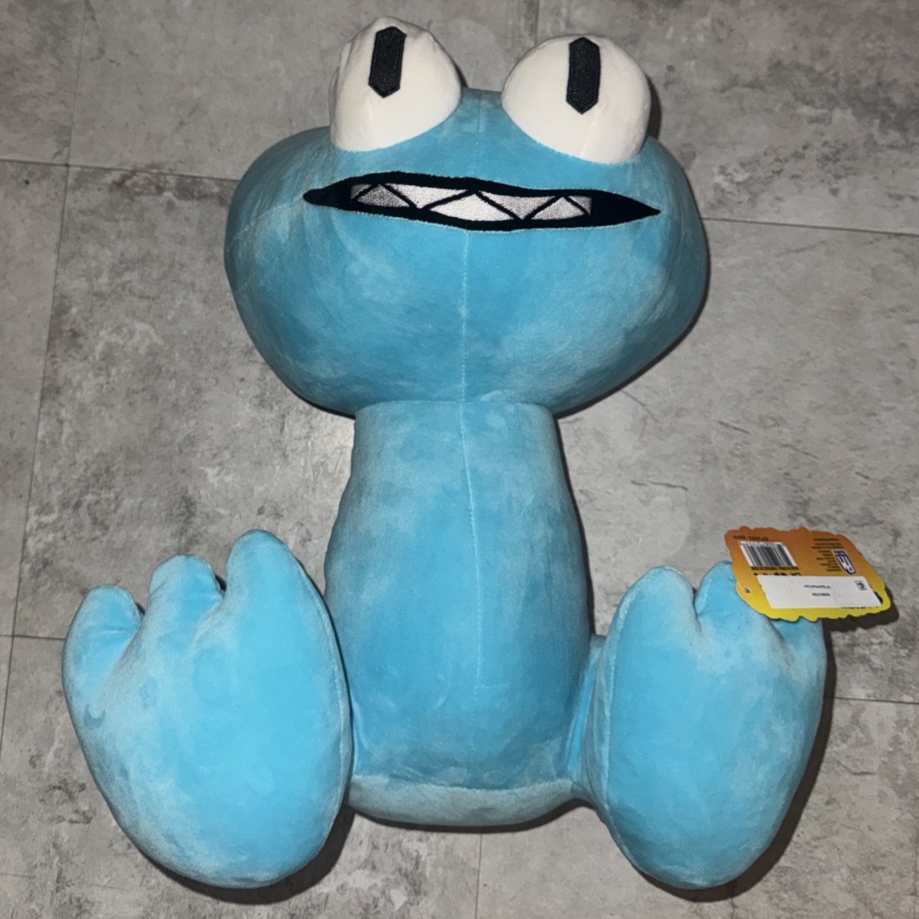 Rainbow Friends CYAN PELUCHE GIGANTE personaggio giocattolo di peluche 2025 nuovo con etichetta