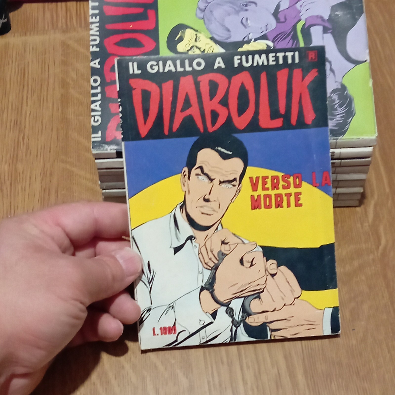 Astorina Diabolik Il giallo a fumetti n. 216 Verso la morte 1987