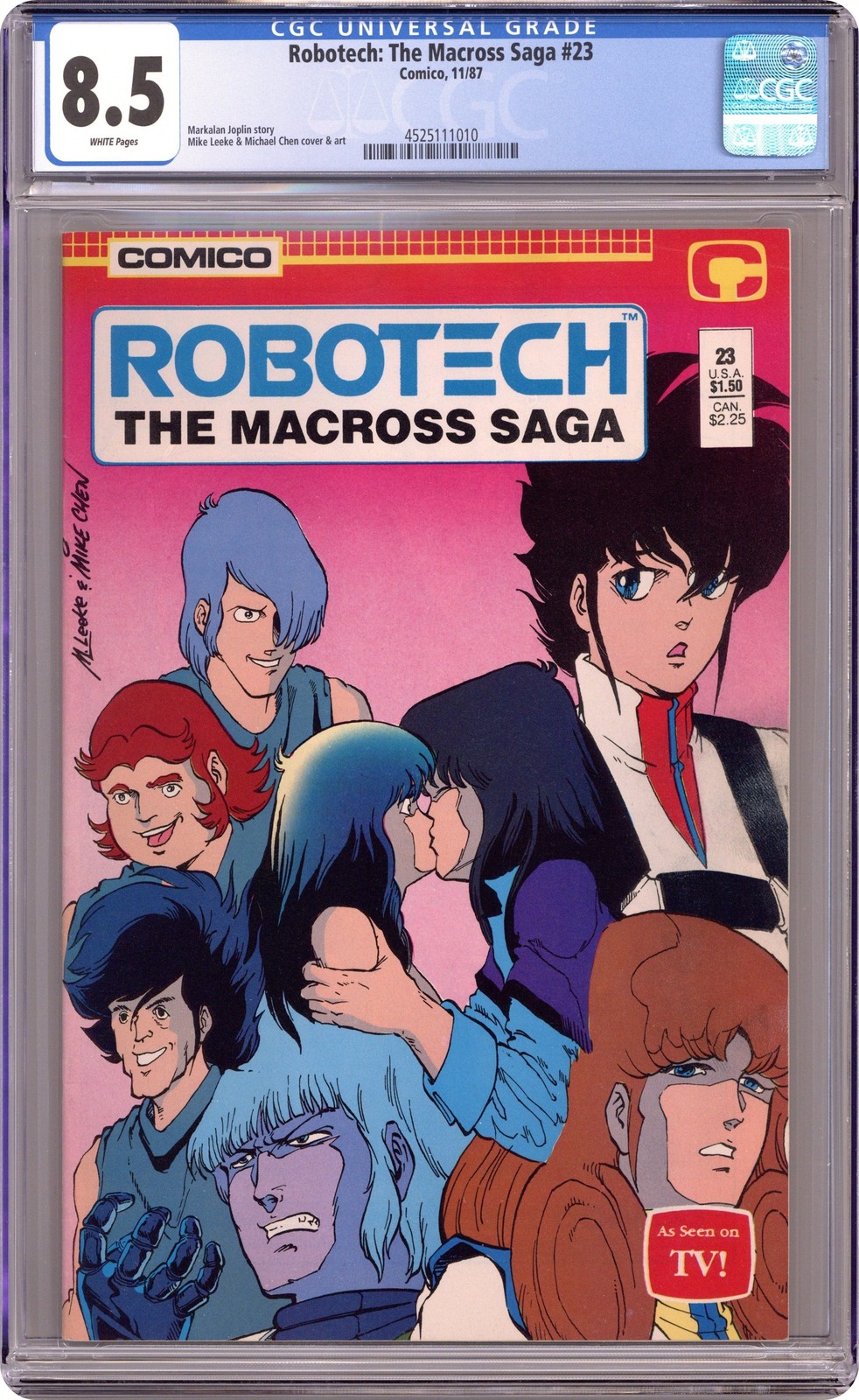 Robotech La Saga Macross #23 CGC 8.5 1987 4525111010