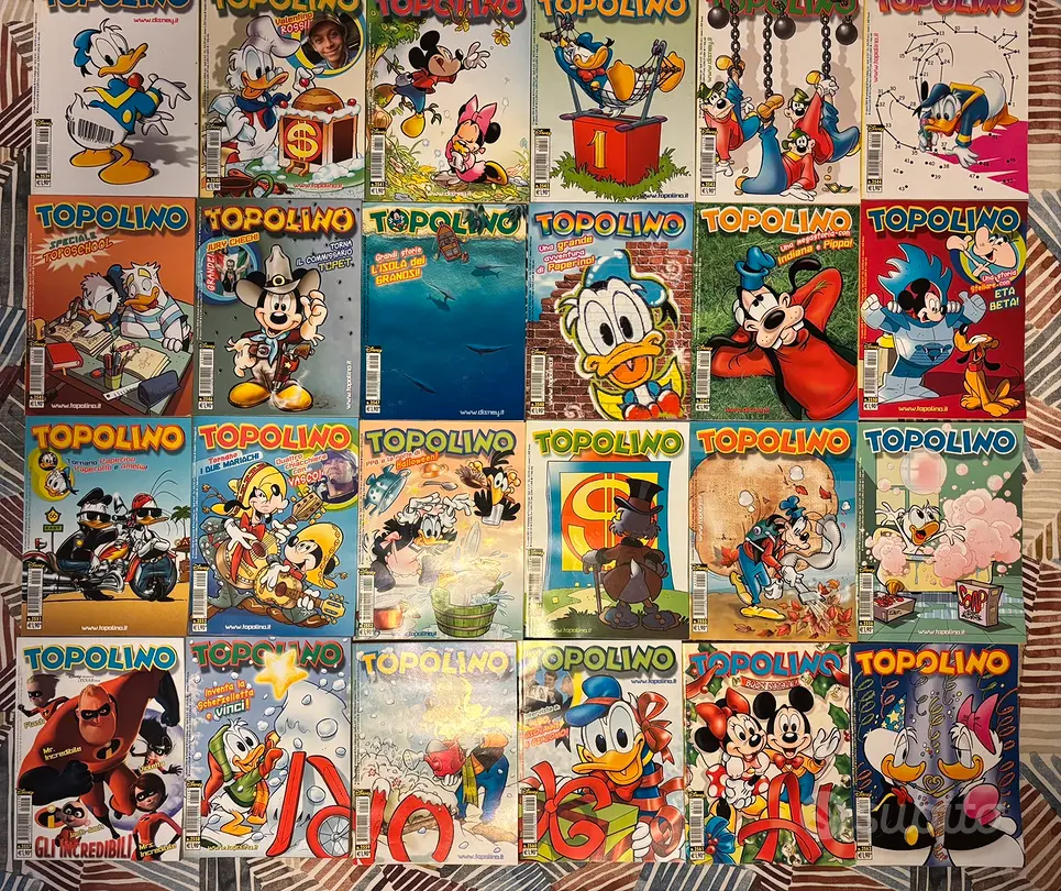 Lotto Topolino – DAL 2539 AL 2599 – 61 numeri