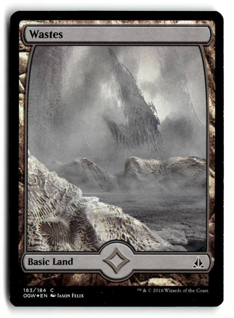 FOIL Wastes - Full Art EN MTG Foil Oath of the Gatewatch - 183 LP