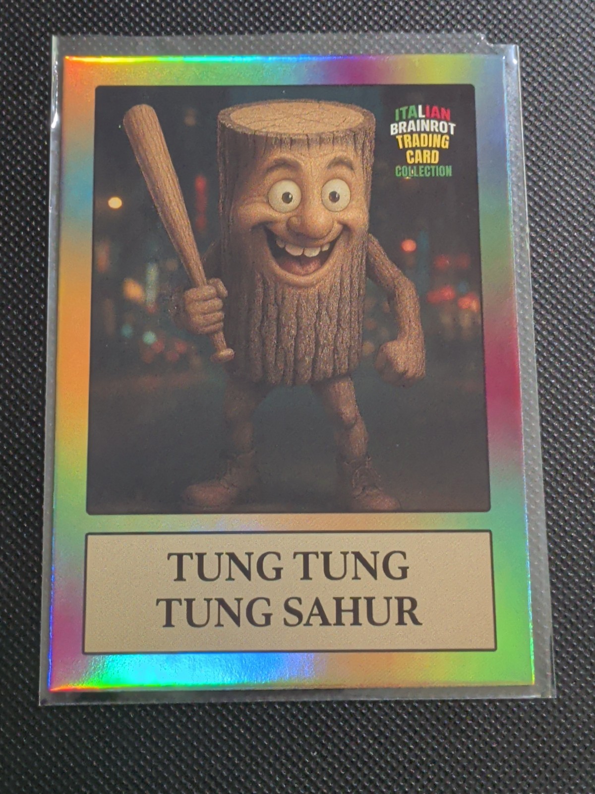 KHADOU Italian Brainrot Tung Tung Tung Sahur #20 2025 Hologram Card