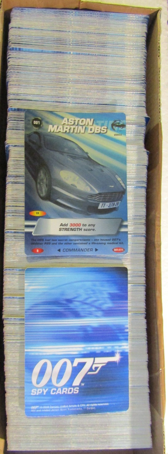 James Bond 007 Spy Cards 2008 Danjaq Card Choice