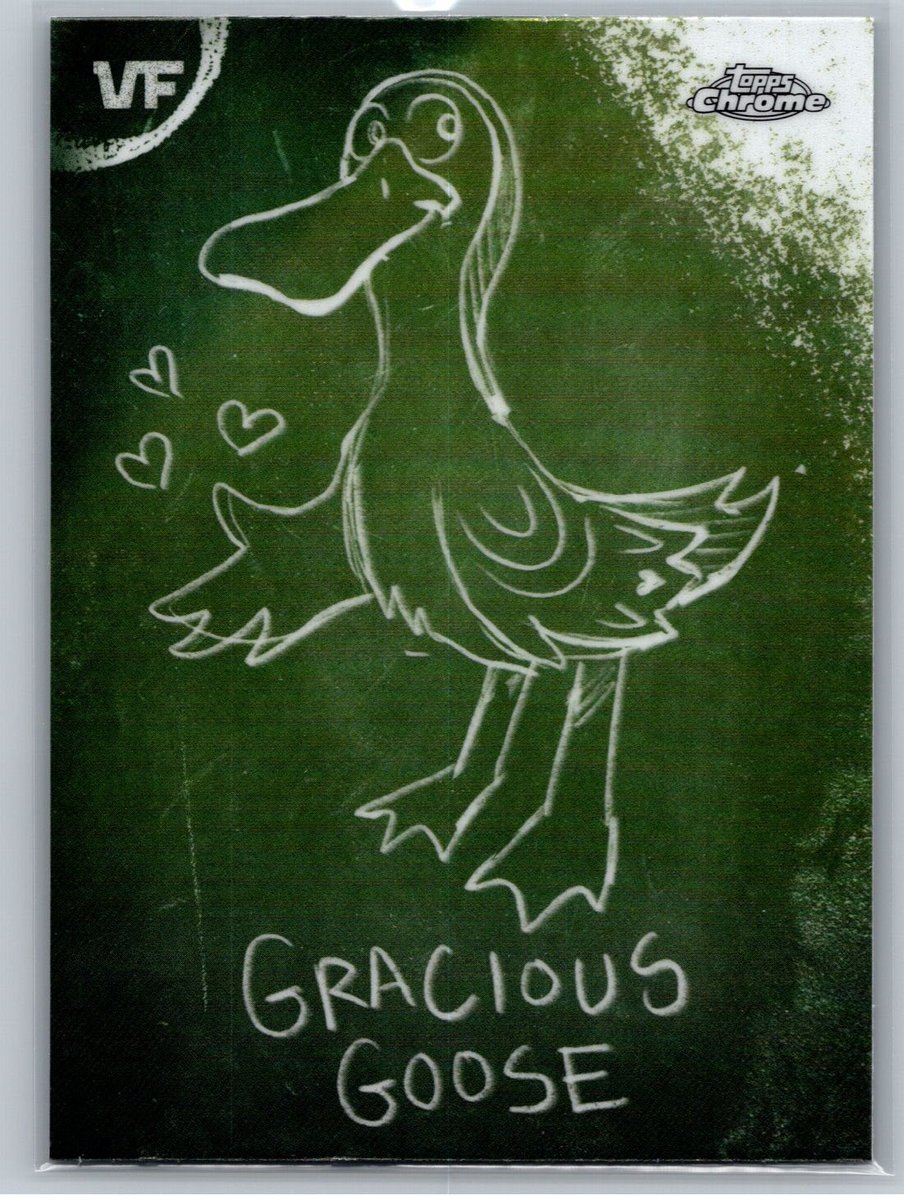 2026 Topps Chrome VeeFriends #C-16 Gracious Goose lavagna