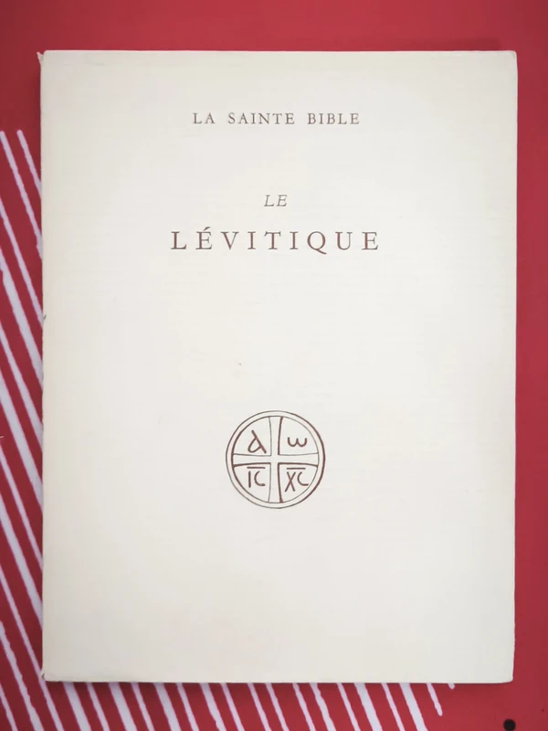 Le Lévitique - 1958 H. Cazelles Éditions du Cerf