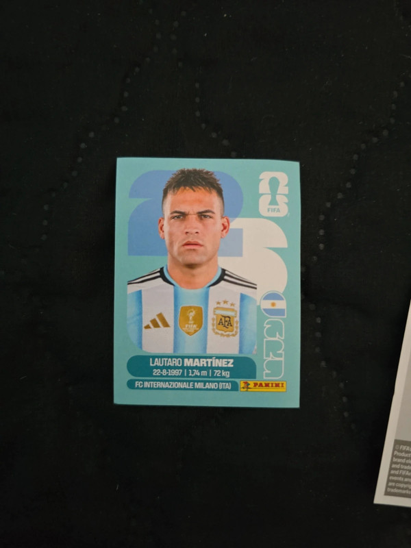Martinez Arg 18 panini