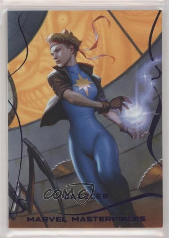 2022 Upper Deck Marvel Masterpieces Epic Purple Foil 142/199 Dazzler #18 6xl