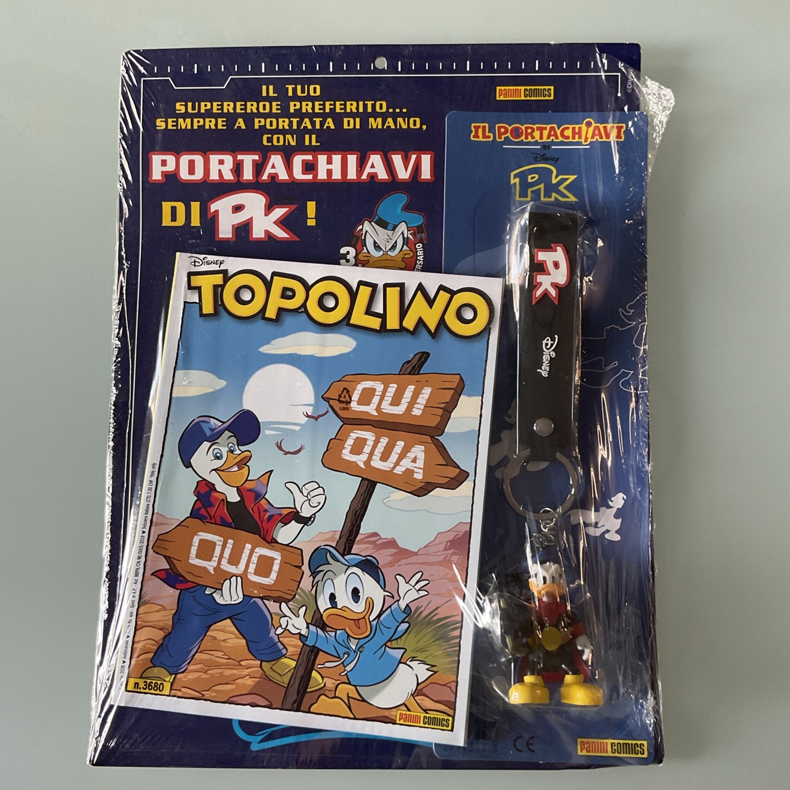 [JK1] TOPOLINO 3680 + CON IL PORTACHIAVI DI PK SIGILLATO