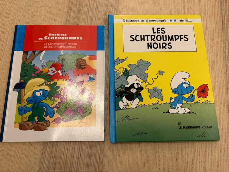 Lot de 2 livres Schtroumpfs