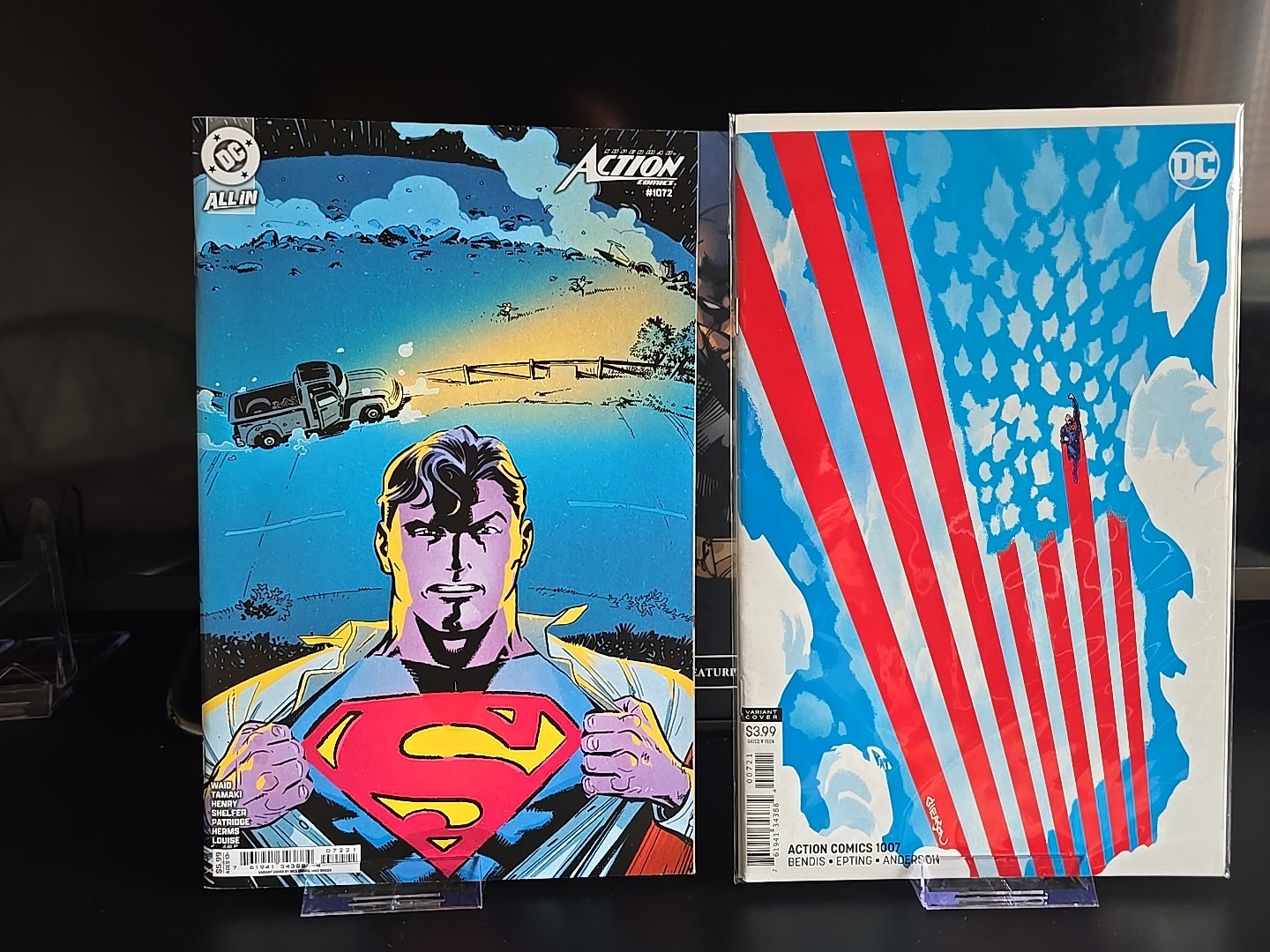 DC ACTION COMICS #1072 CVR B* WES CRAIG VARIANT + #1007 VARIANT COMIC BOOK LOT 