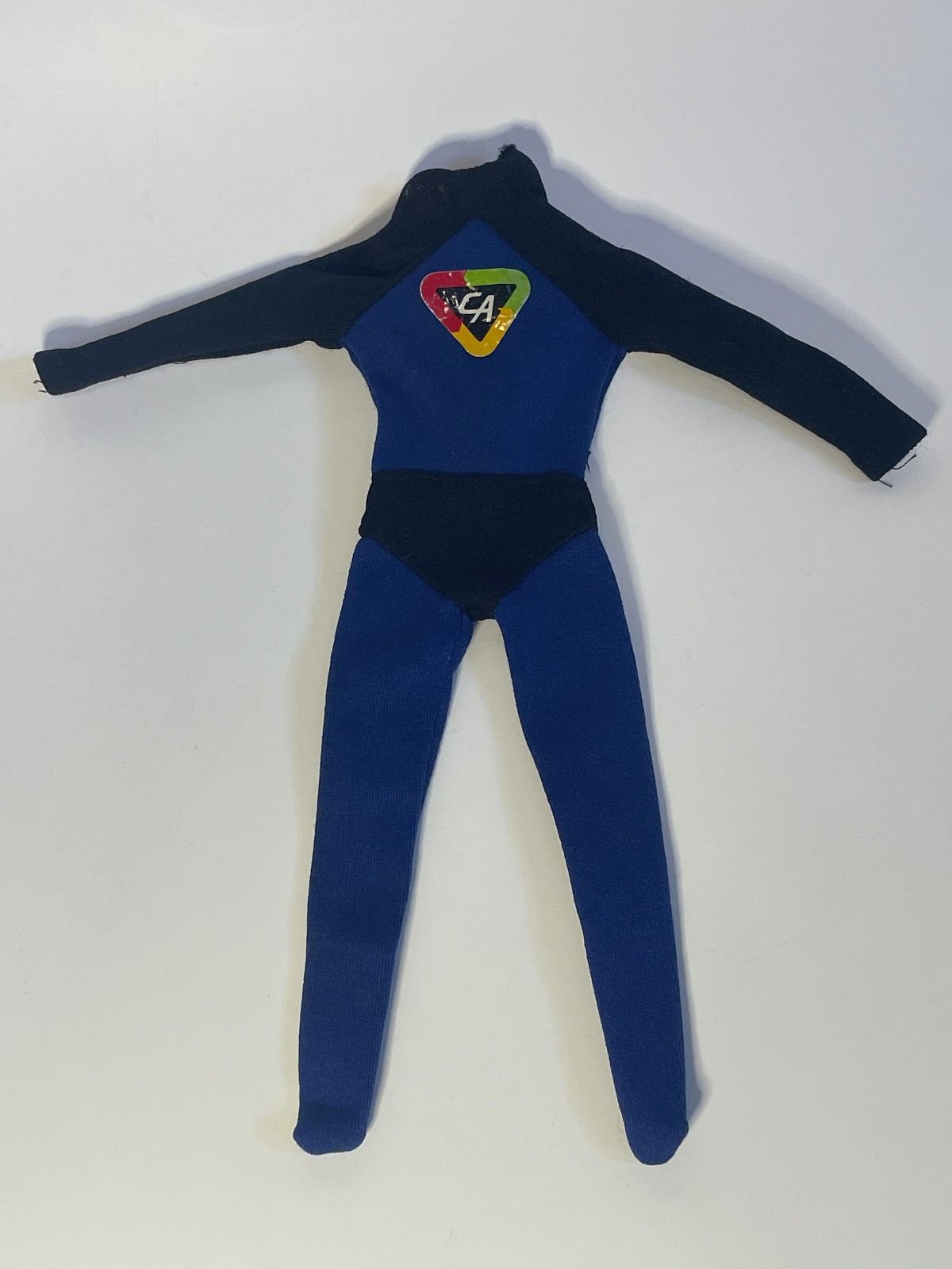 Vintage IDEAL 1960’s Captain Action Suit w/og Emblem, Snaps, and Tag