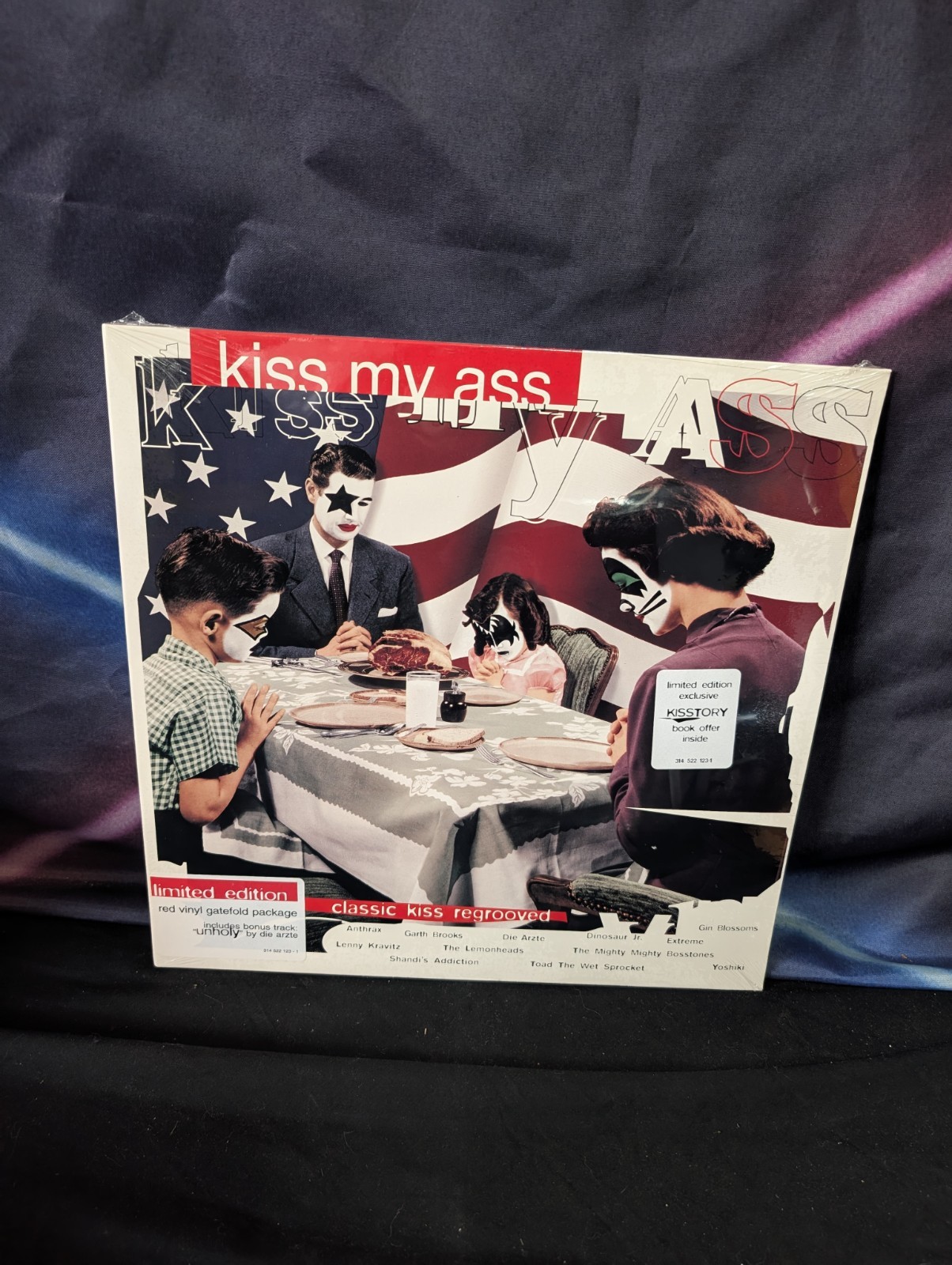 Kiss my Ass Classic Kiss ReGrooved Sealed Red Vinyl Record 1994 Limited Edition