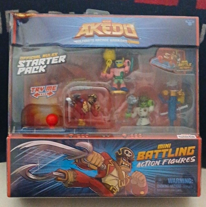 Akedo Legends of Akedo Starter Pack Figures w/ Battle Controller