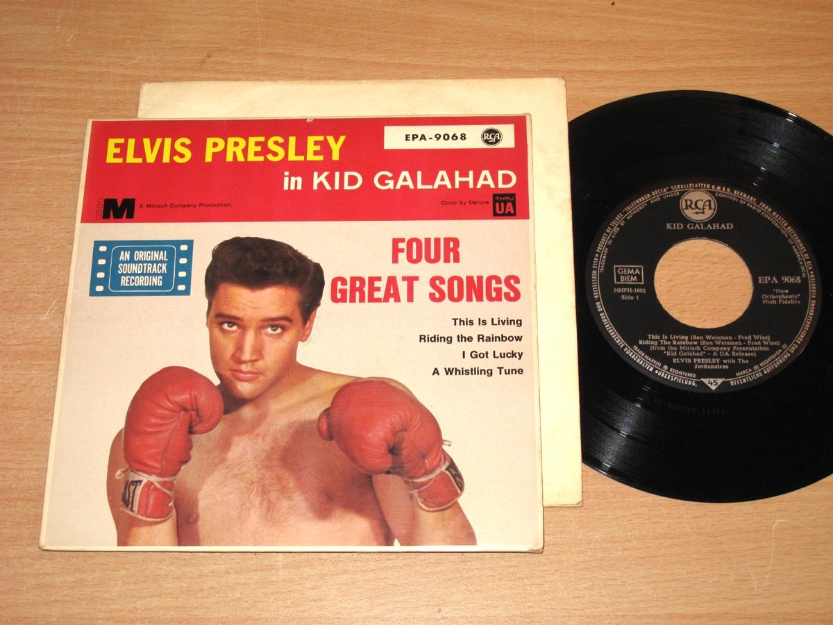 Elvis Presley – Kid Galahad / 45 EP GERMAN EPA-9068 RCA in MINT--
