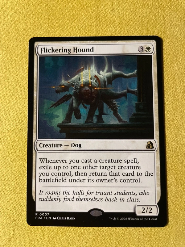 Flickering Hound - Reality Fracture- Magic The Gathering