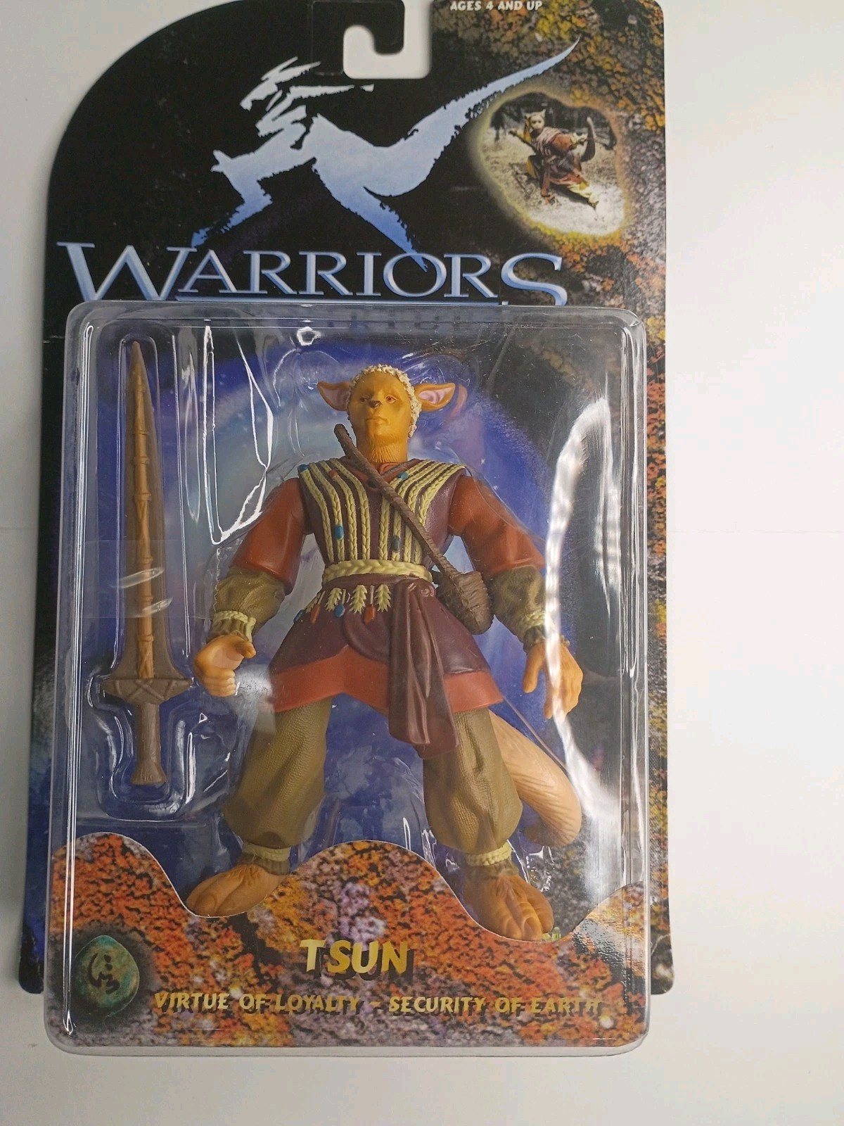 Vintage 1997 Warriors Of Virtue 6" Tsun Figure Play’Em Toys NUOVO IN CONFEZIONE