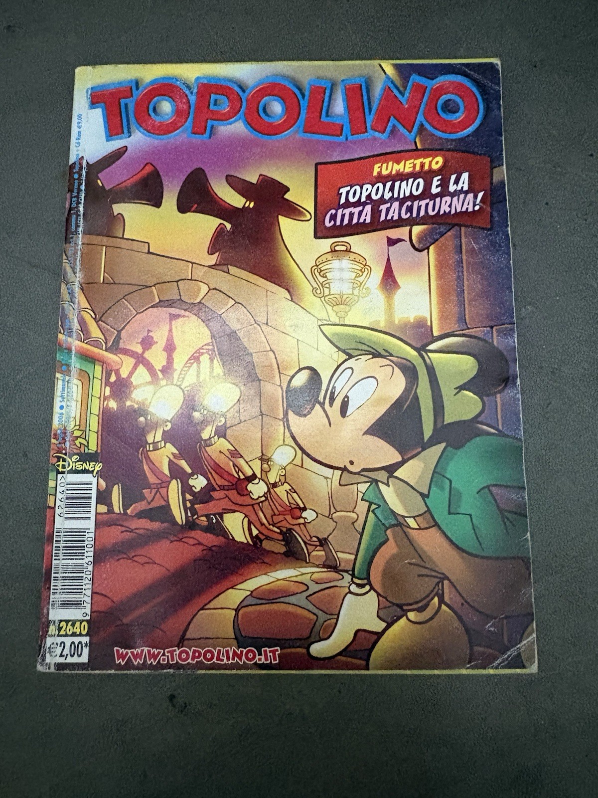 Disney Topolino n. 2640 "La città taciturna!" a colori ITA