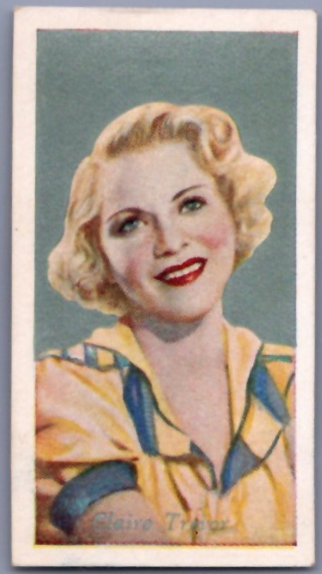 1934 Godfrey Phillips film preferiti - Claire Trevor #43