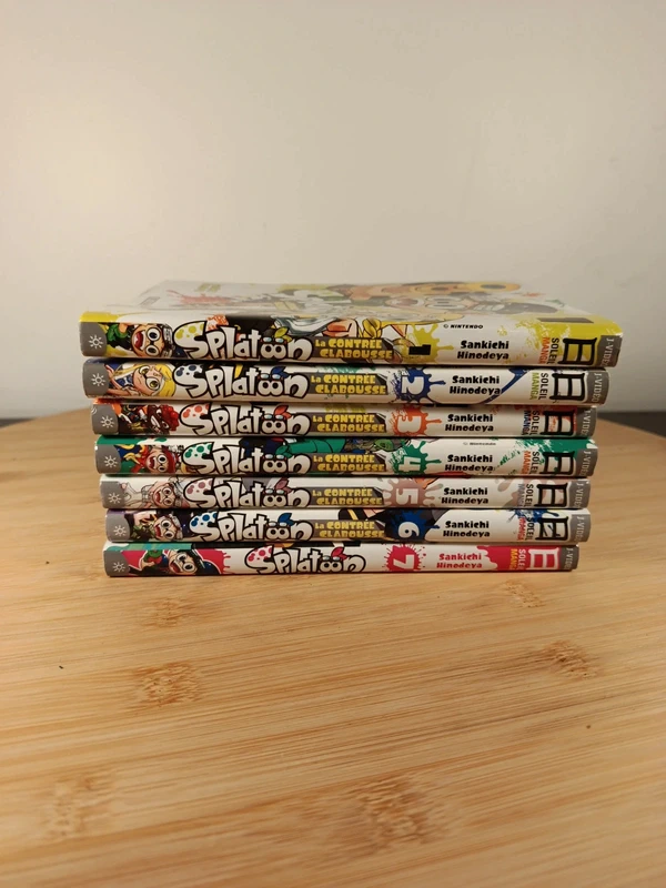 Splatoon la contrée clabousse 1-7 manga