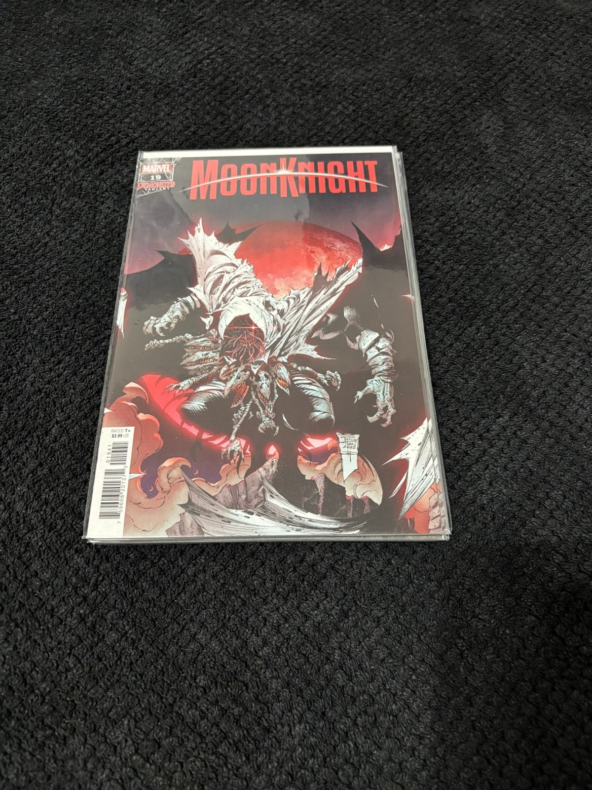 Moon Knight 19 Philip Tan variante demonizzata Marvel Comics 2023 Jed MacKay funzionante quasi nuovo