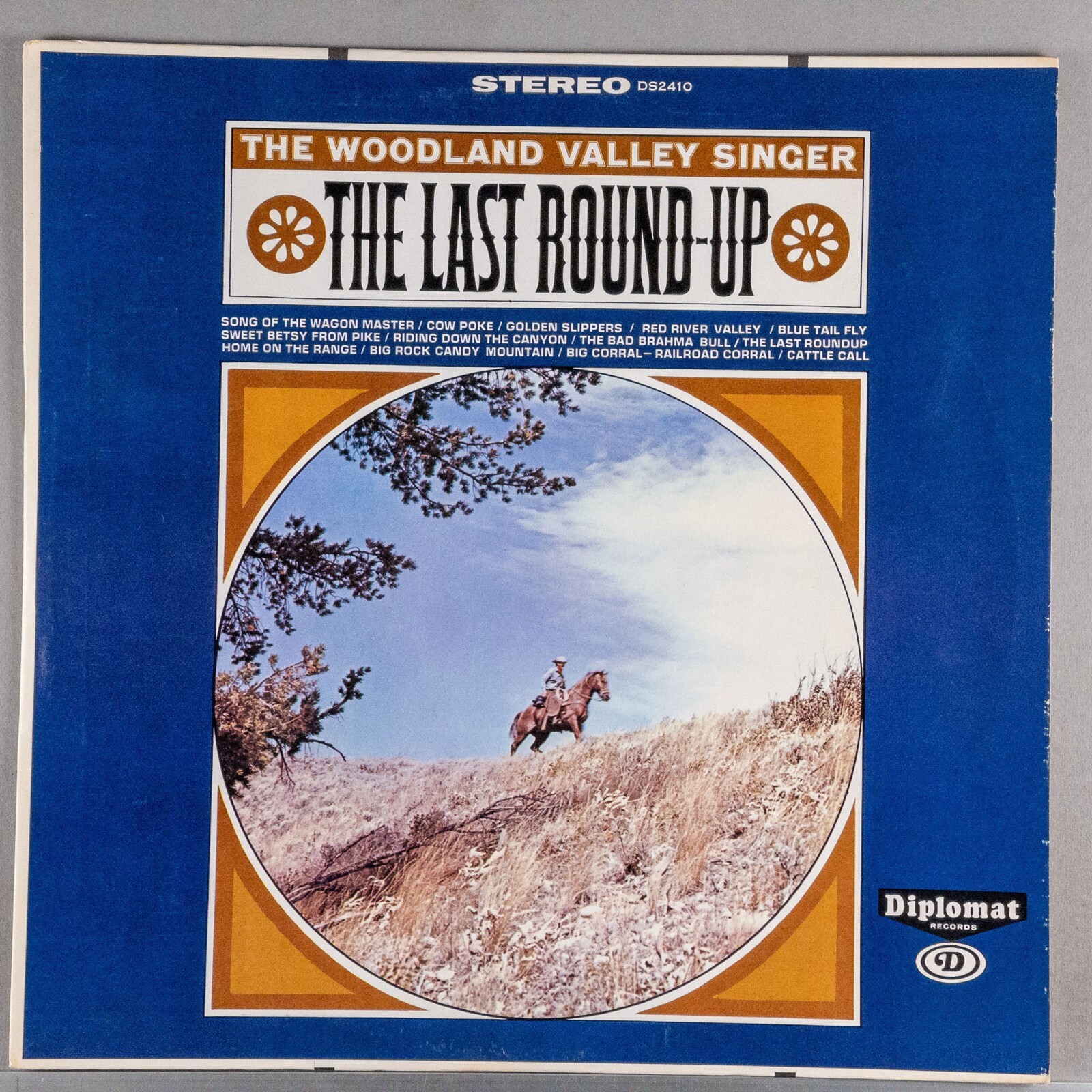 WOODLAND VALLEY SINGER The Last Round-Up LP Vinyl Record Album : VG+/VG+ DS2410