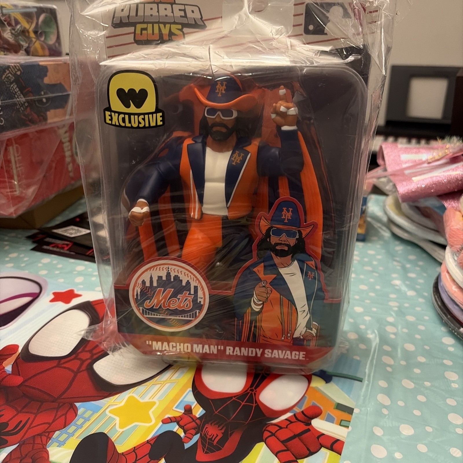 NYCC 2026 WHATNOT MACHO MAN RANDY SAVAGE BIG RUBBER GUY NEW YORK METS EXCLUSIVE