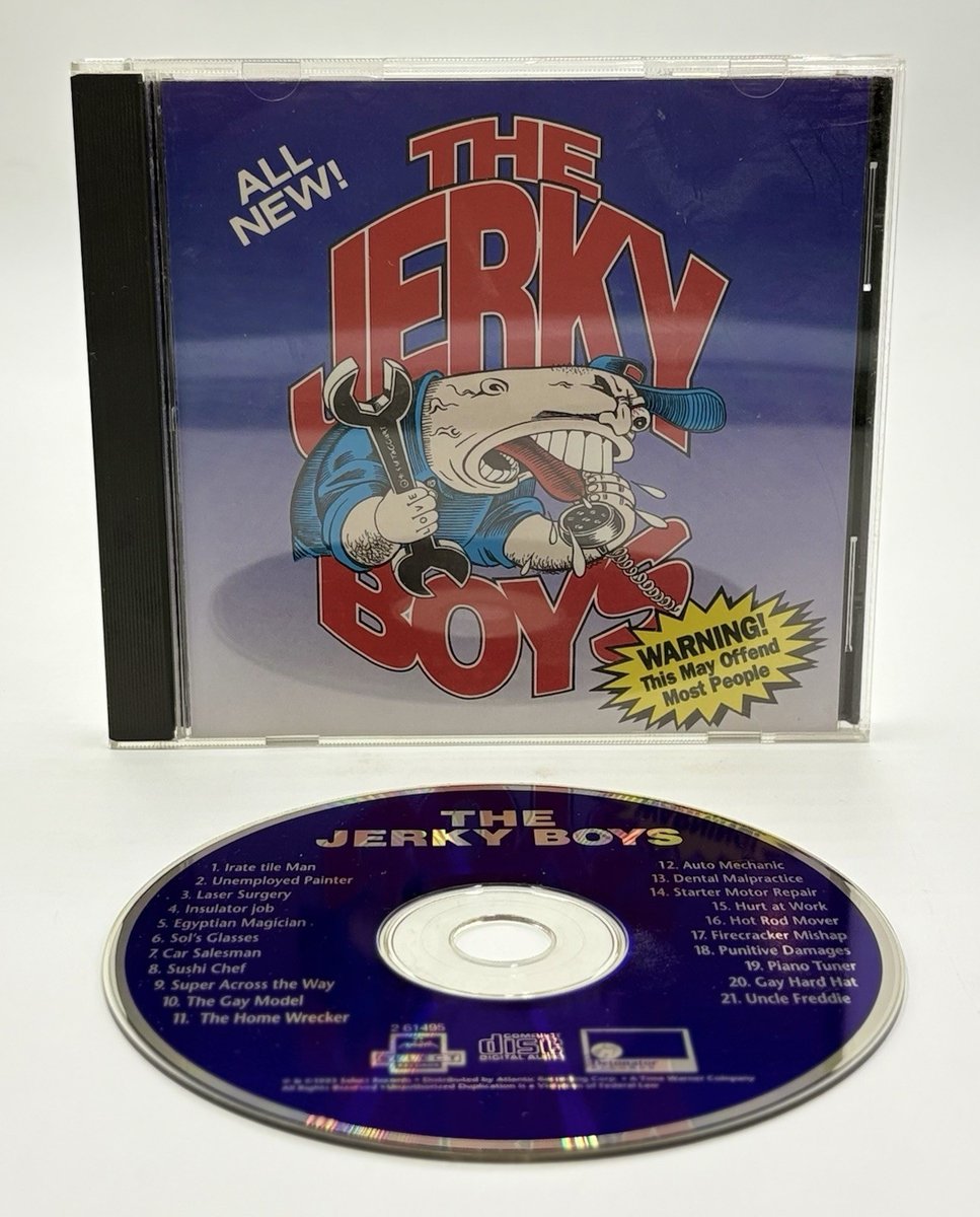 All New! The Jerky Boys 1993 CD *No Scratches* Comedy Select Records Prank Calls