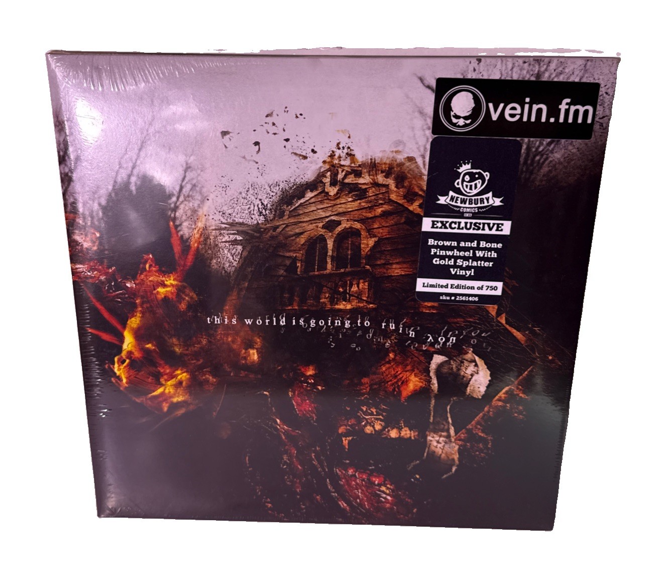 Vein.fm This World Is Going To Ruin You Vinyl /750 Brown & Bone W/ Splatter NEW