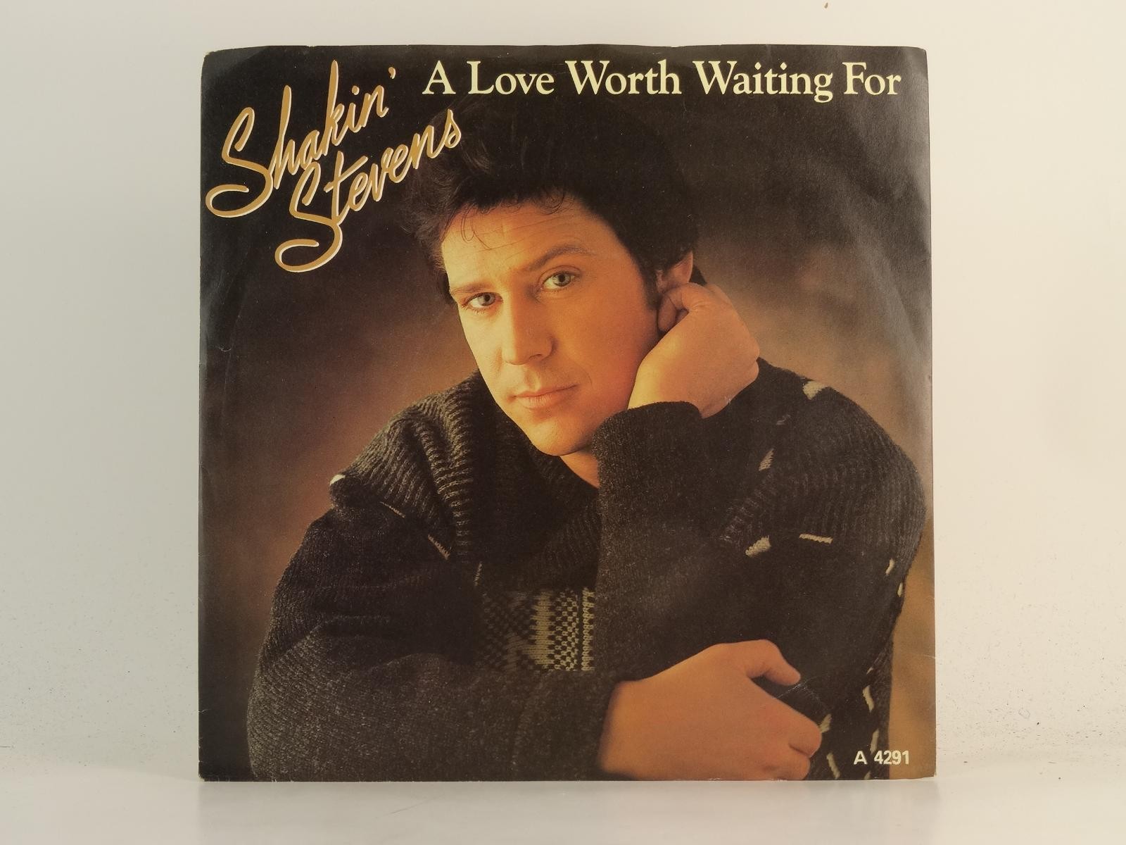 SHAKIN' STEVENS A LOVE WORTH WAITING FOR (1) (78) 2 Track 7" Single plus Picture