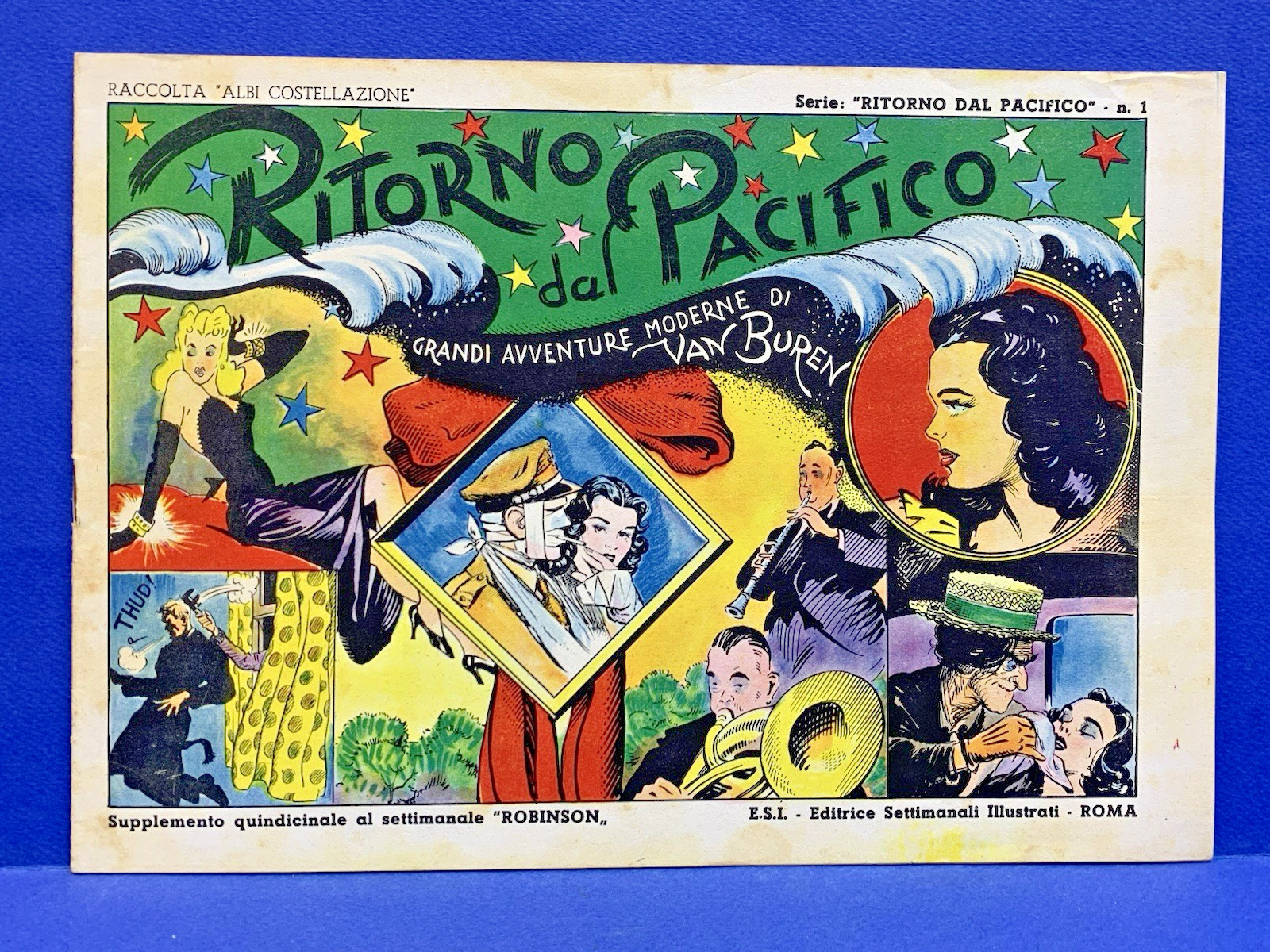 Albi Costellazione n. 13 unico RITORNO DAL PACIFICO Abbie an’ Slats E.S.I. 1946