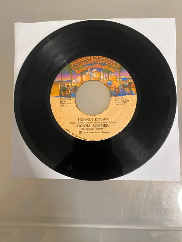 Donna Summer with Brooklyn Dreams - Heaven Knows / Only One Man 7"