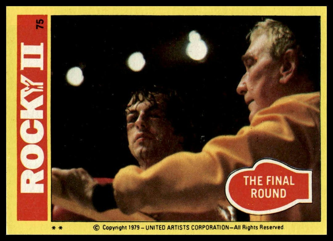 The Final Round - 1979 Topps Rocky II #75 (b)