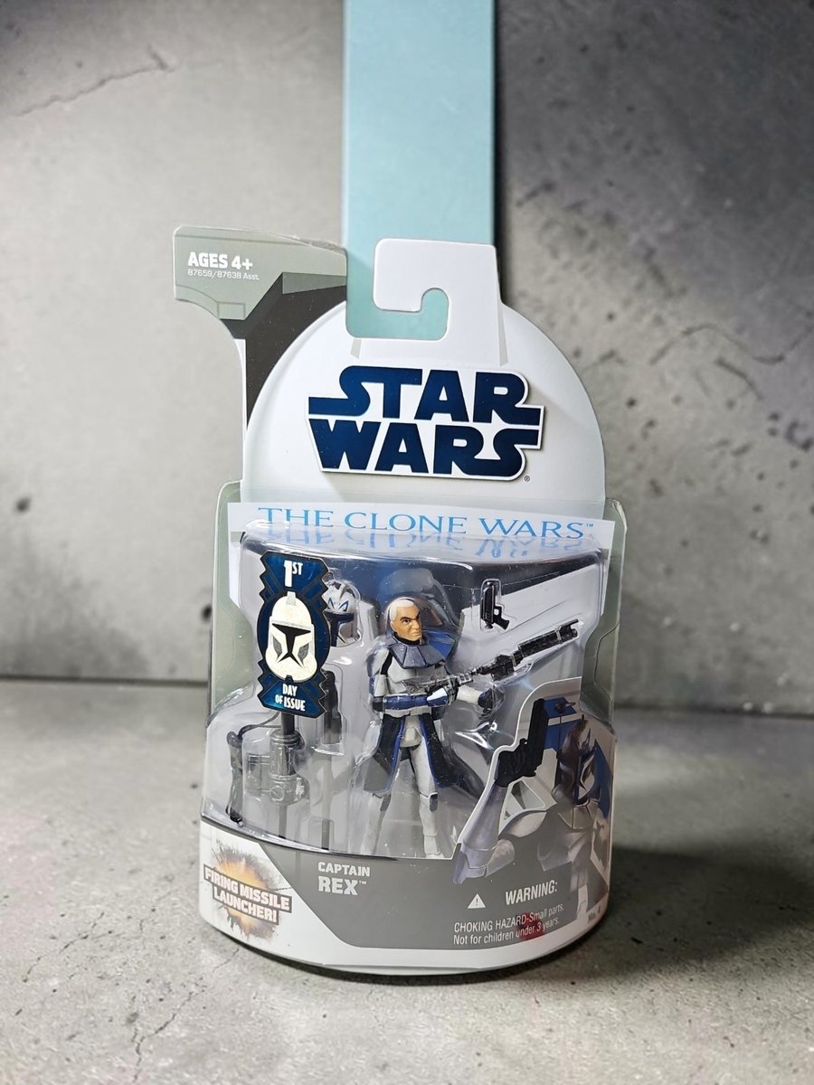 Star Wars The Clone Wars Captain Rex Exclusive Mail Away Display Package
