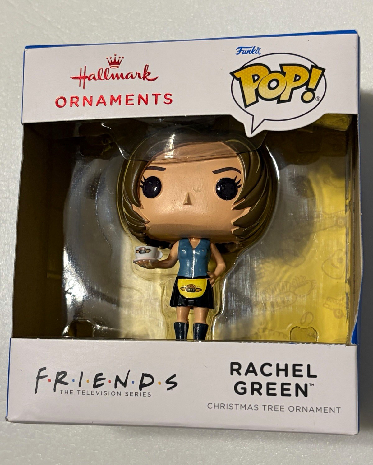 Hallmark Funko POP! Ornamento in plastica da appendere Friends 4" Rachel verde, 2021