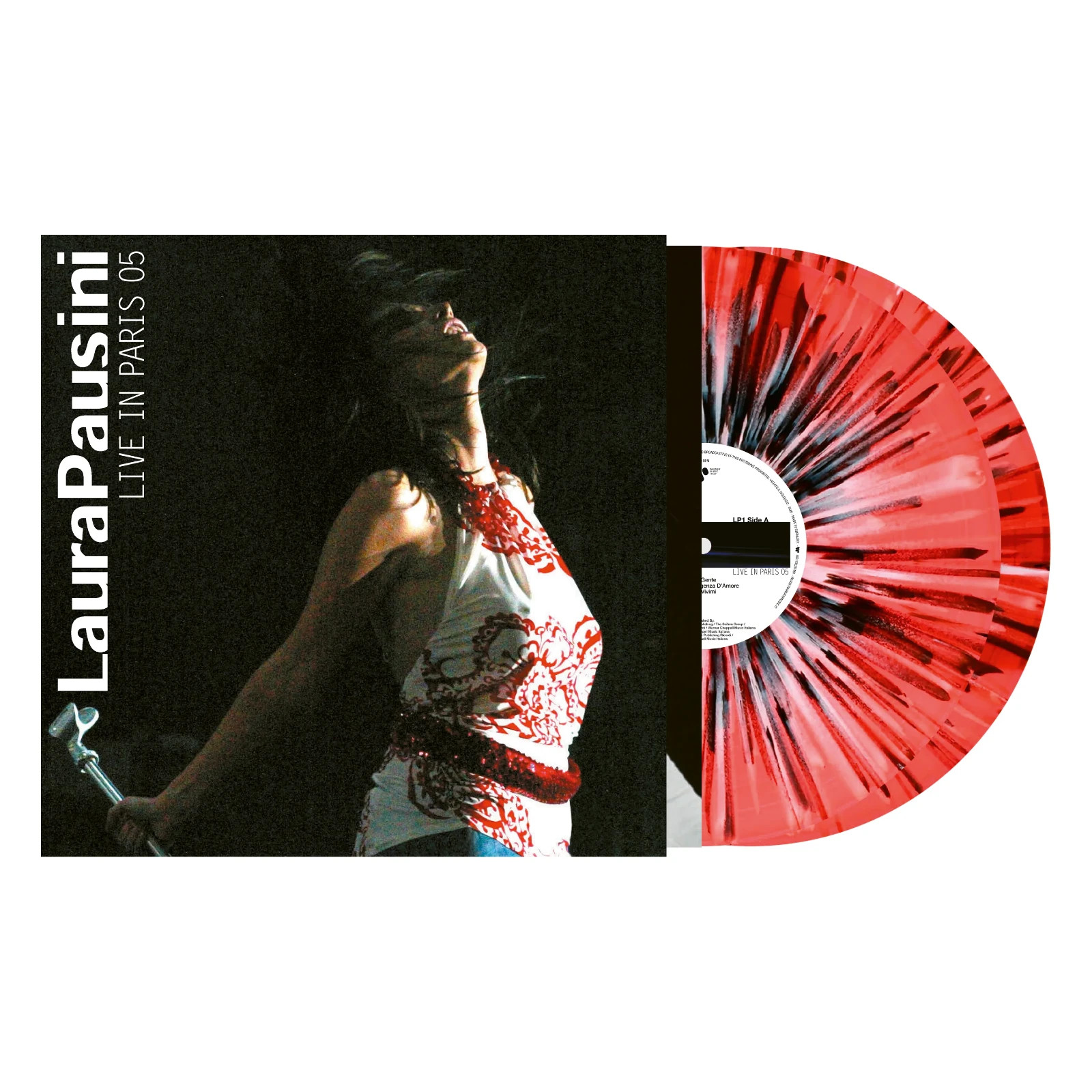 Laura Pausini - Live a Paris 05 - Limited Splatter Numbered Edition. LP # 0018