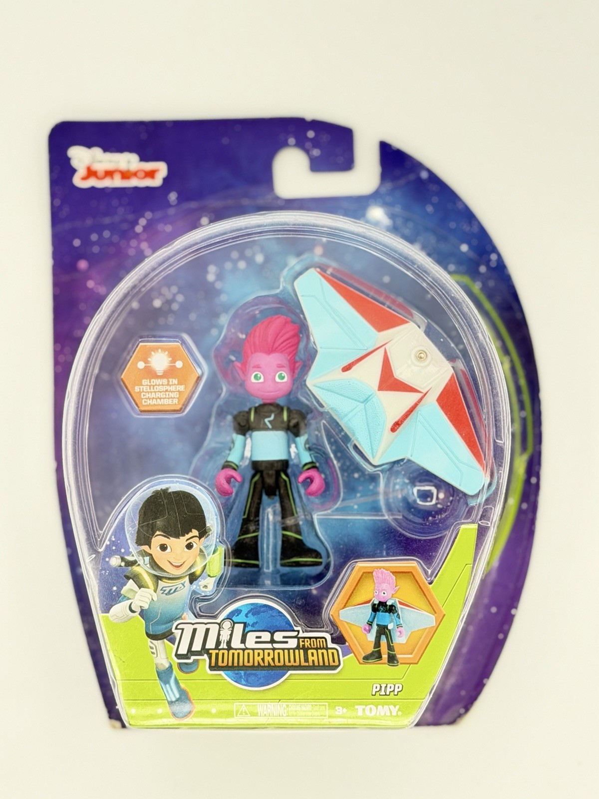 Figurina TOMY Disney Miles From Tomorrowland Pipp L86106 3" NUOVA confezione usura