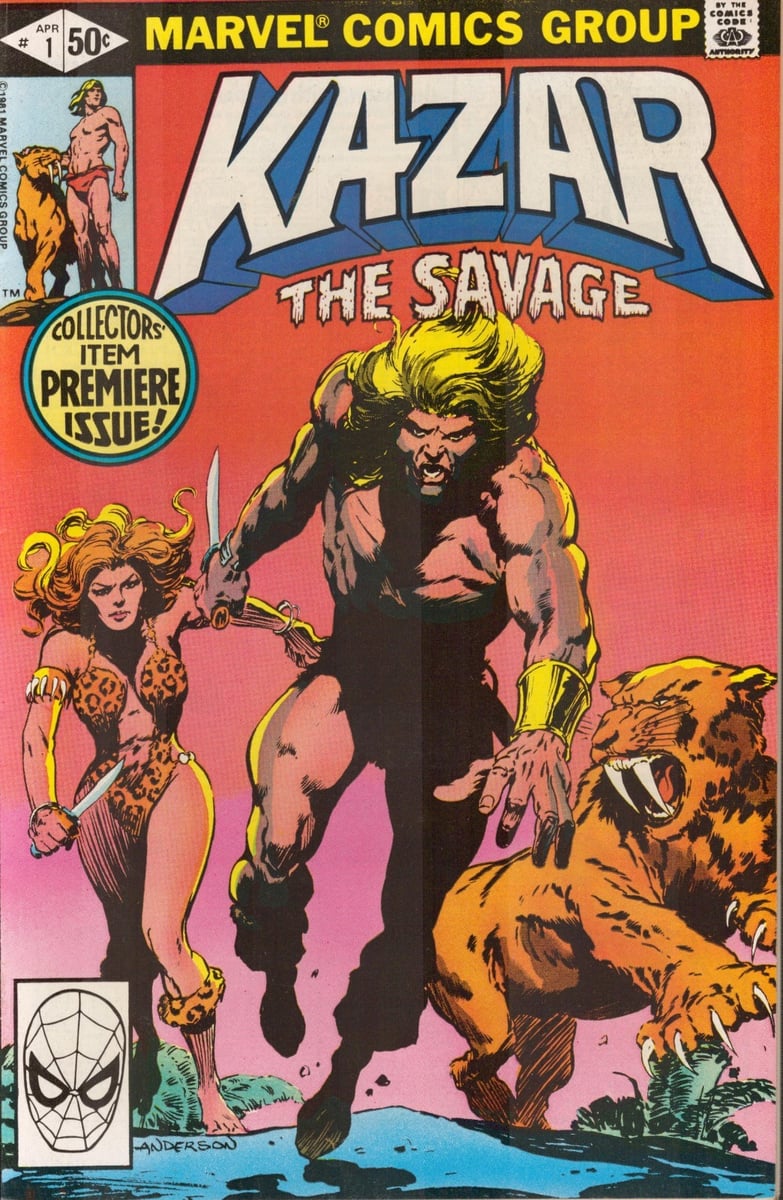 53364: MARVEL KA-ZAR IL SELVAGGIO #1 quasi nuovo - grado