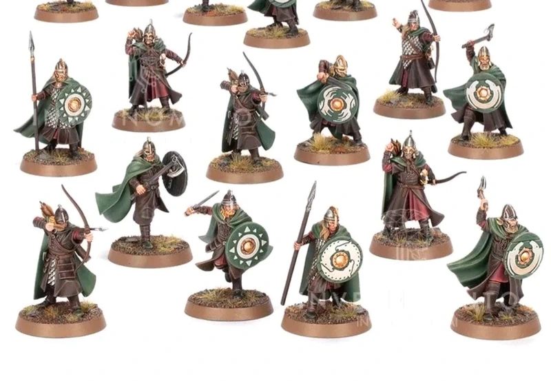 Warriors of Rohan on foot. New ones
