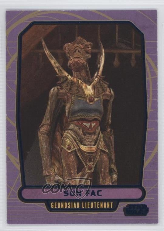 2013 Topps Star Wars Galactic Files Series 2 Blue 76/350 Sun Fac #428 1j8