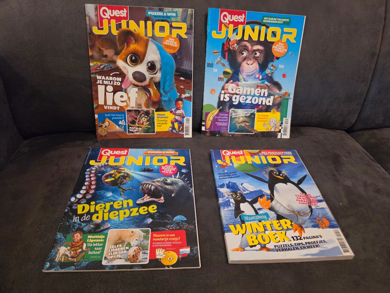 Queeste junior 3 normale boekjes 1 winterboek