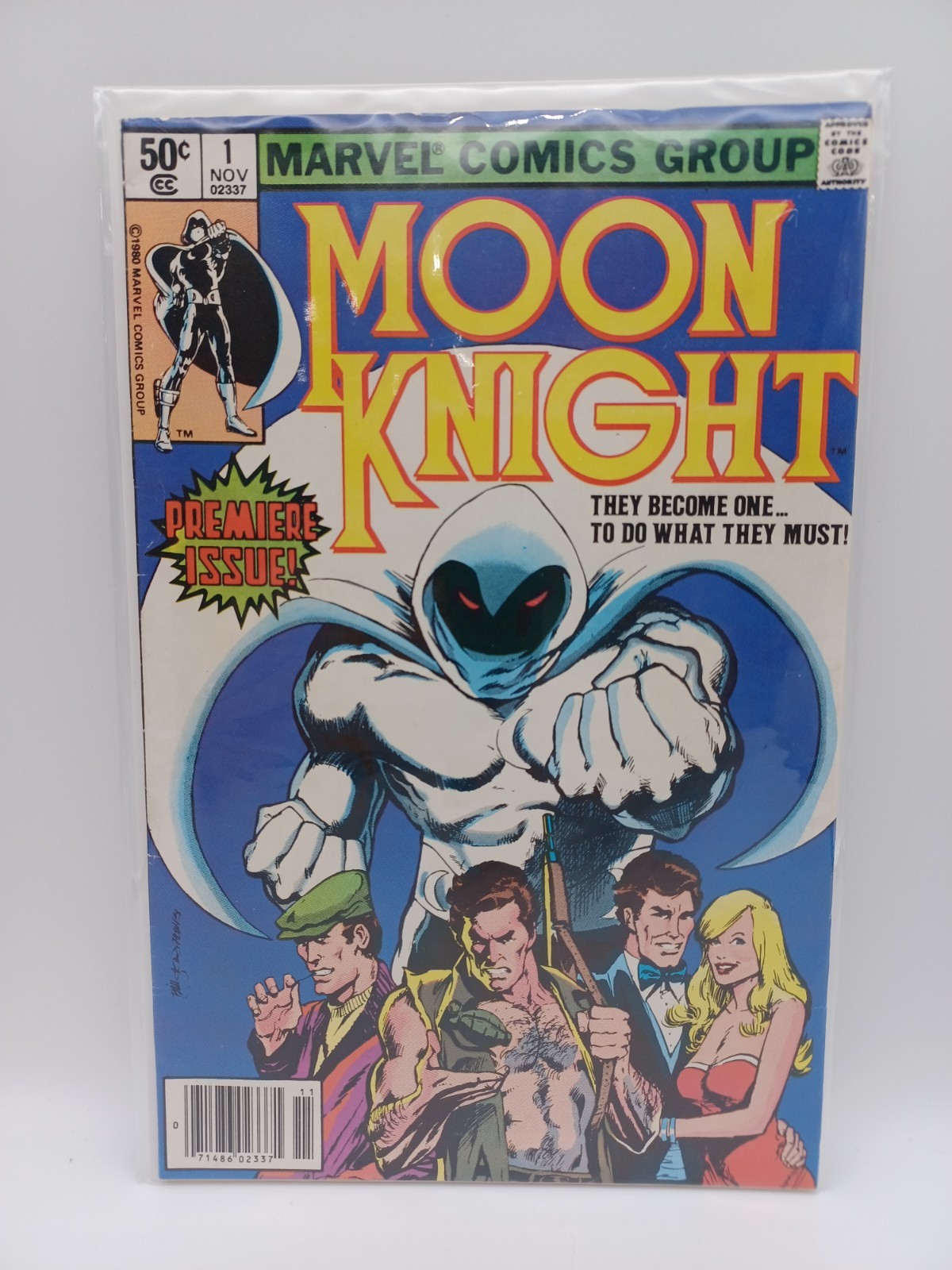Moon Knight #1 - Variante da edicola (Marvel Comics novembre 1980) ottime condizioni